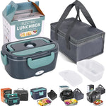 Charger l'image dans la galerie, Boîte à Lunch Electrique - Boîte Repas Chauffante Portable 2 en 1