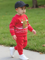 Charger l'image dans la galerie, Ensemble de Noël pour Bébé - Tenue de Noël