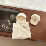 Charger l'image dans la galerie, Gilet Bébé à Capuche en Velours