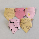 Charger l'image dans la galerie, Lot de 5 Bavoirs Bébé Triangulaire en Coton Double