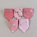 Charger l'image dans la galerie, Lot de 5 Bavoirs Bébé Triangulaire en Coton Double