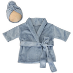 Charger l'image dans la galerie, Peignoir Bébé - Ensemble Douceur et Élégance pour Nouveau-Né