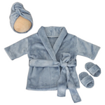 Charger l'image dans la galerie, Peignoir Bébé - Ensemble Douceur et Élégance pour Nouveau-Né