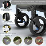 Charger l'image dans la galerie, Poussette Portable 3 en 1 en Cuir PU – Pas Cher