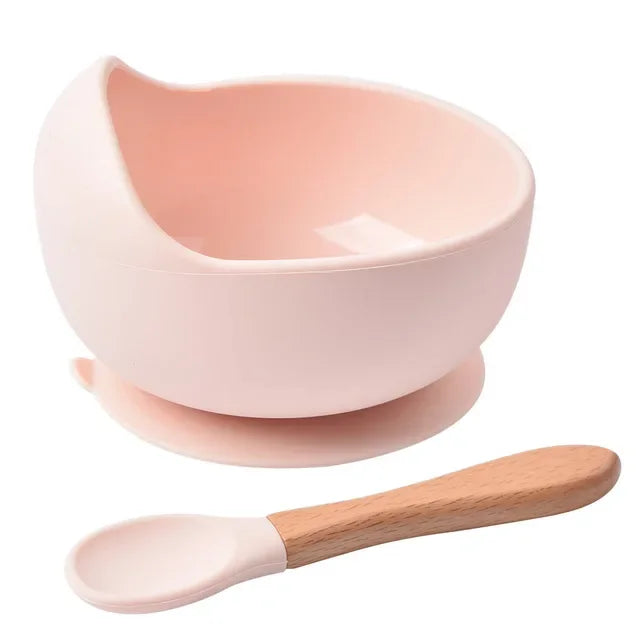 Assiette Bébé en Silicone Ventouse