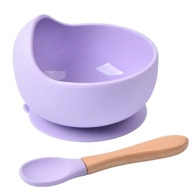 Assiette Bébé en Silicone Ventouse