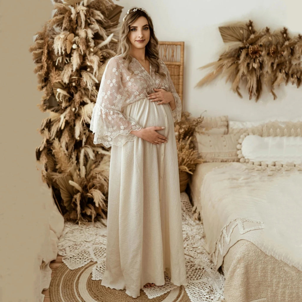BOHO - Robe pour Femmes Enceintes en Coton