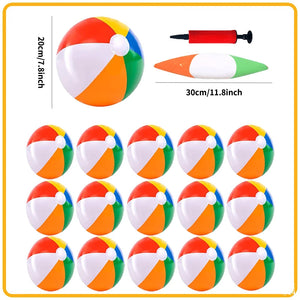 Ballons de Plage gonflables Couleur Arc-en-ciel