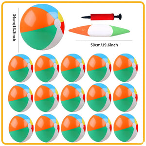 Ballons de Plage gonflables Couleur Arc-en-ciel