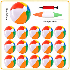 Ballons de Plage gonflables Couleur Arc-en-ciel