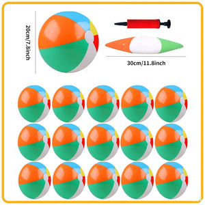 Ballons de Plage gonflables Couleur Arc-en-ciel