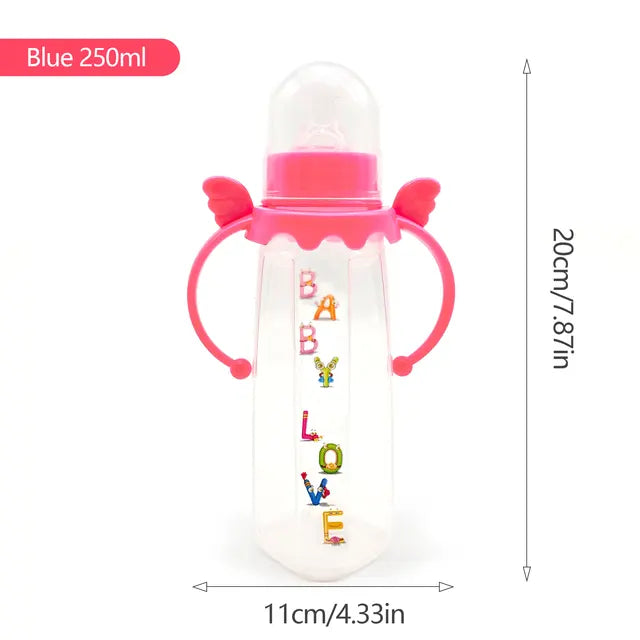 Biberon d'Apprentissage avec Poigné pour Bébé 250ml