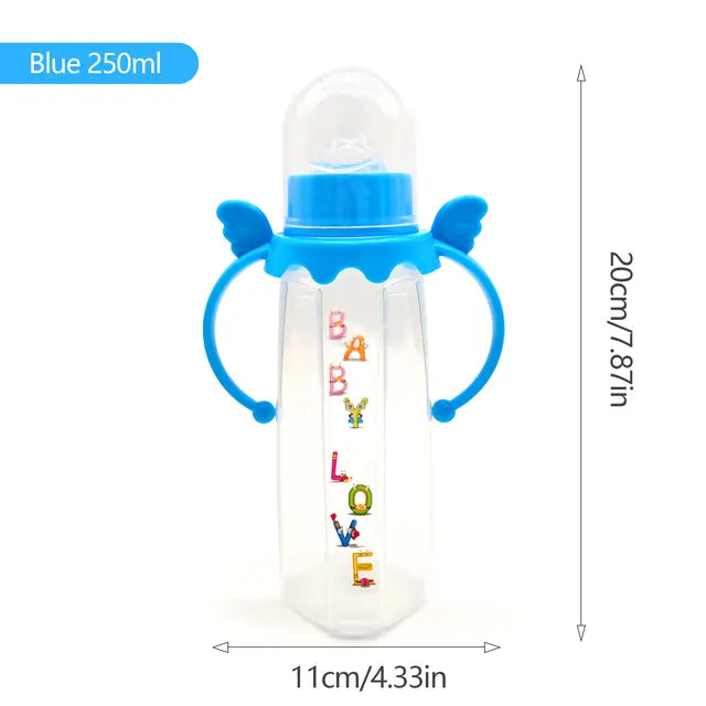 Biberon d'Apprentissage avec Poigné pour Bébé 250ml