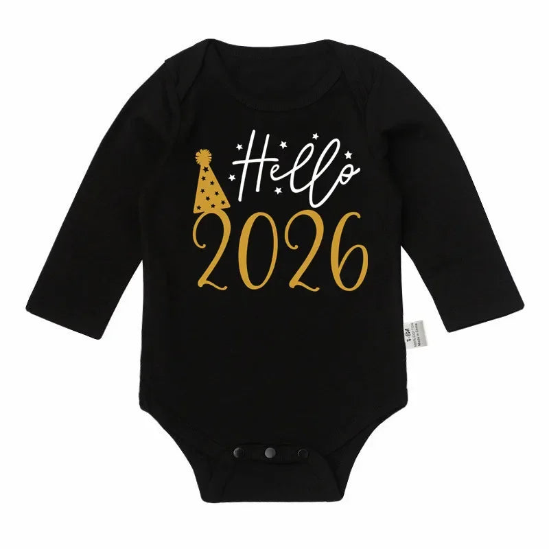 Body Bébé de Noël - Hello 2026 (0 à 24 Mois)