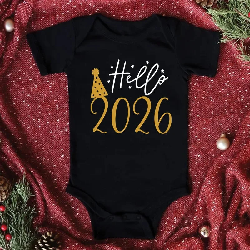 Body Bébé de Noël - Hello 2026 (0 à 24 Mois)