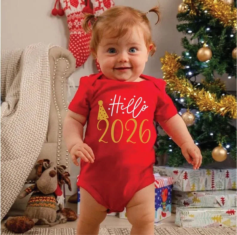 Body Bebe de Noel - Hello 2026 (0 a 24 Mois)
