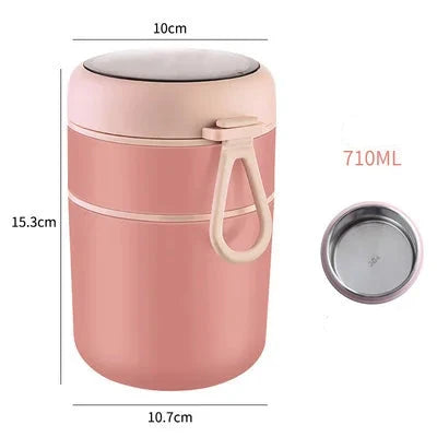 Boite Repas Isotherme Chaud Longue Duree avec Cuillere