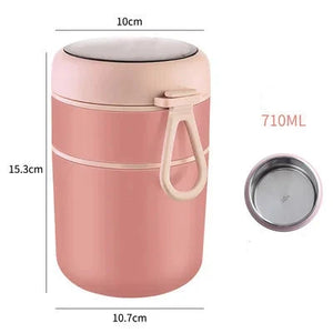 Boite Repas Isotherme Chaud Longue Duree avec Cuillere