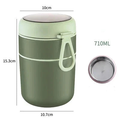 Boite Repas Isotherme Chaud Longue Duree avec Cuillere