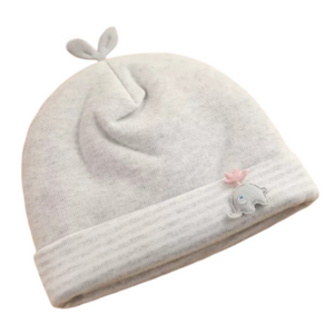 Bonnet Élastique en Coton pour Nouveau-né