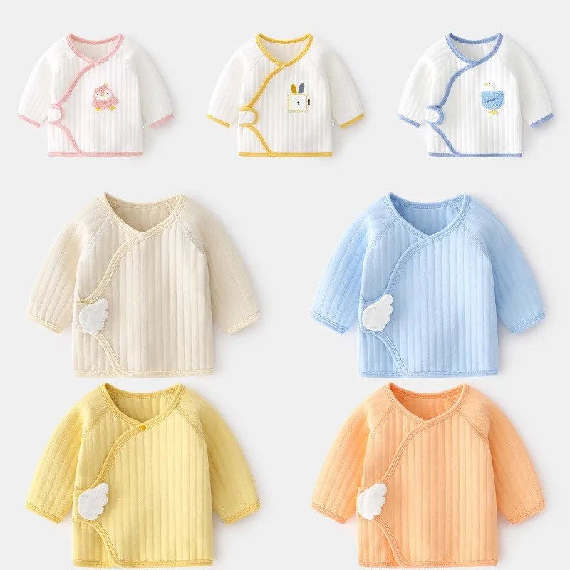 Brassière Bébé - Vêtements intérieurs à manches longues pour nouveau-né