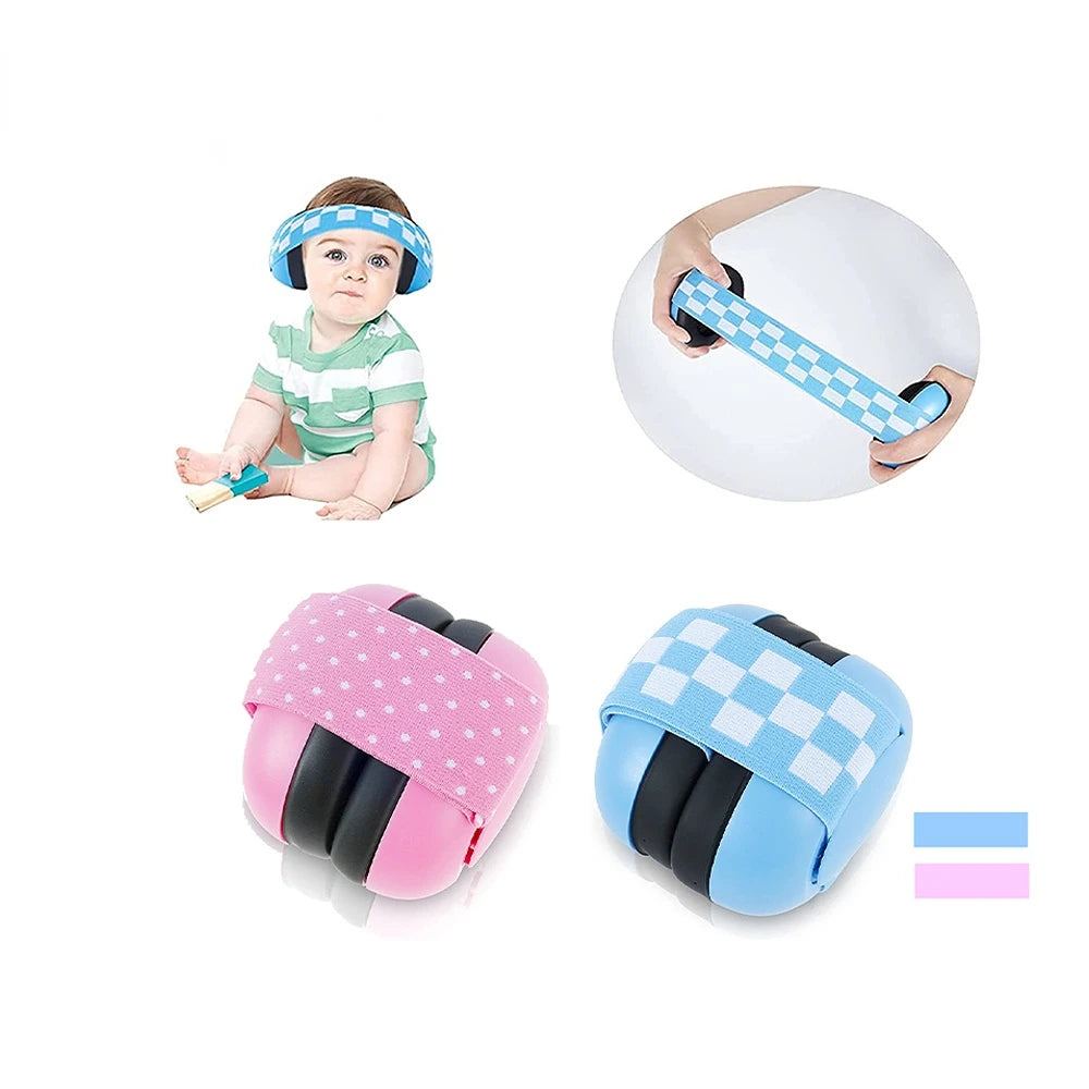 Casque Antibruit Bébé à Bande Elastique Réglable