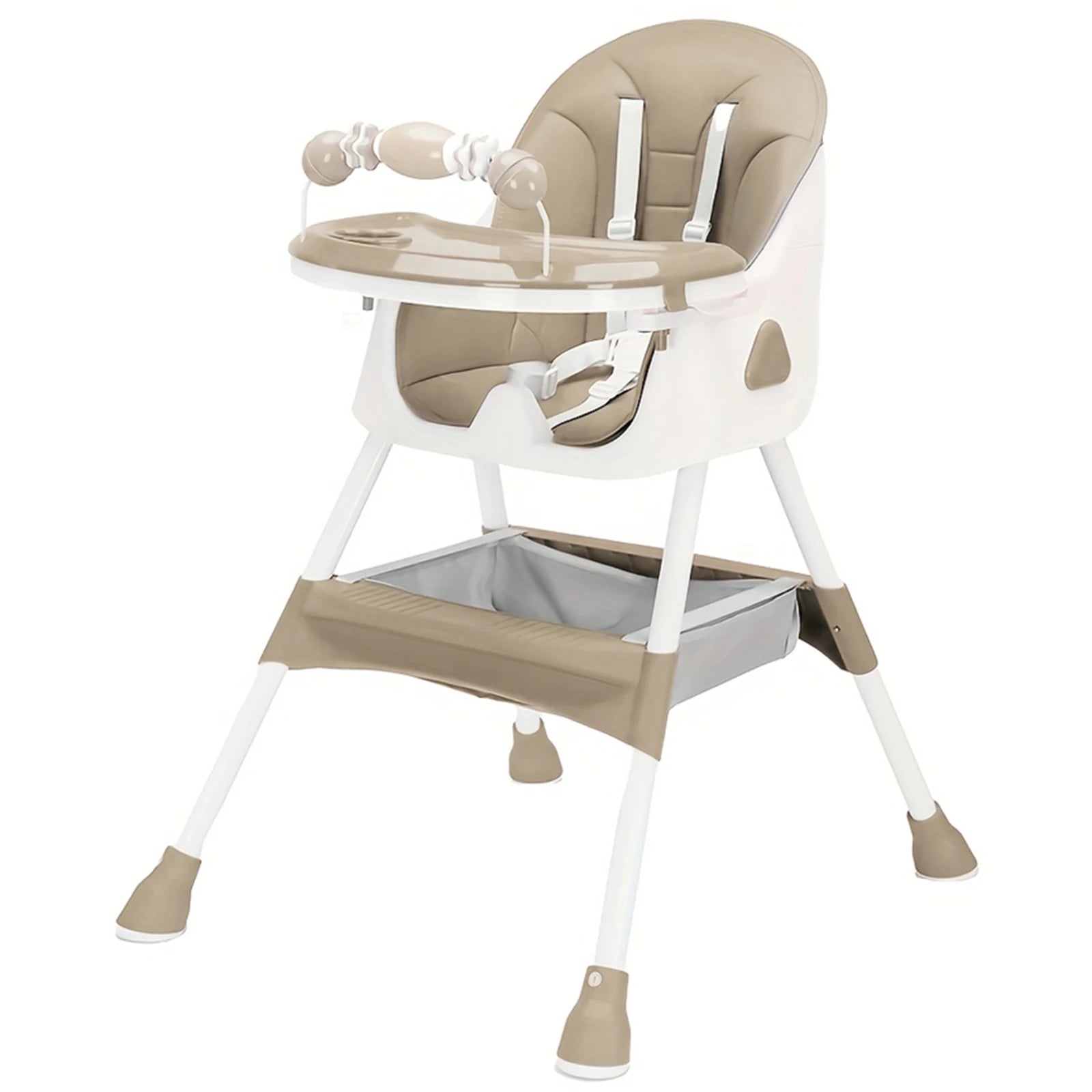 Chaise Haute Bébé Pliable Avec Grand Coussin Antidérapant
