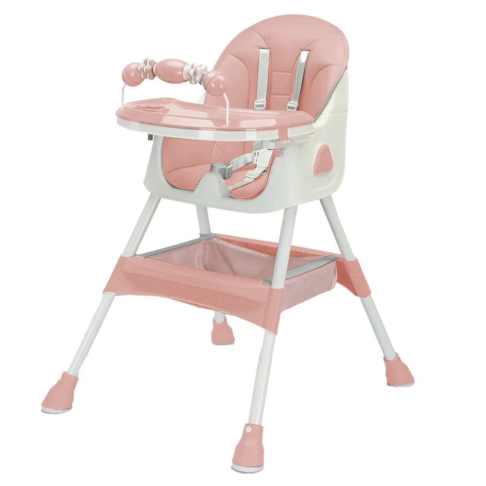 Chaise Haute Bébé Pliable Avec Grand Coussin Antidérapant