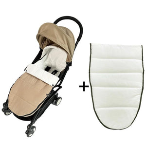 Chancelière Bébé Universelle pour Poussette Imperméable Couleur Taupe + Épais