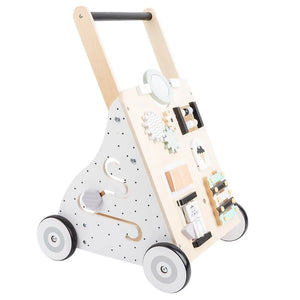 Chariot de Marche Bébé en Bois