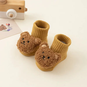 Chaussette Bebe Hiver, Chaude en Coton Doux