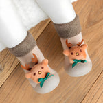 Charger l&#39;image dans la galerie, Chausson Bebe Premiers Pas - Papa Noel 
