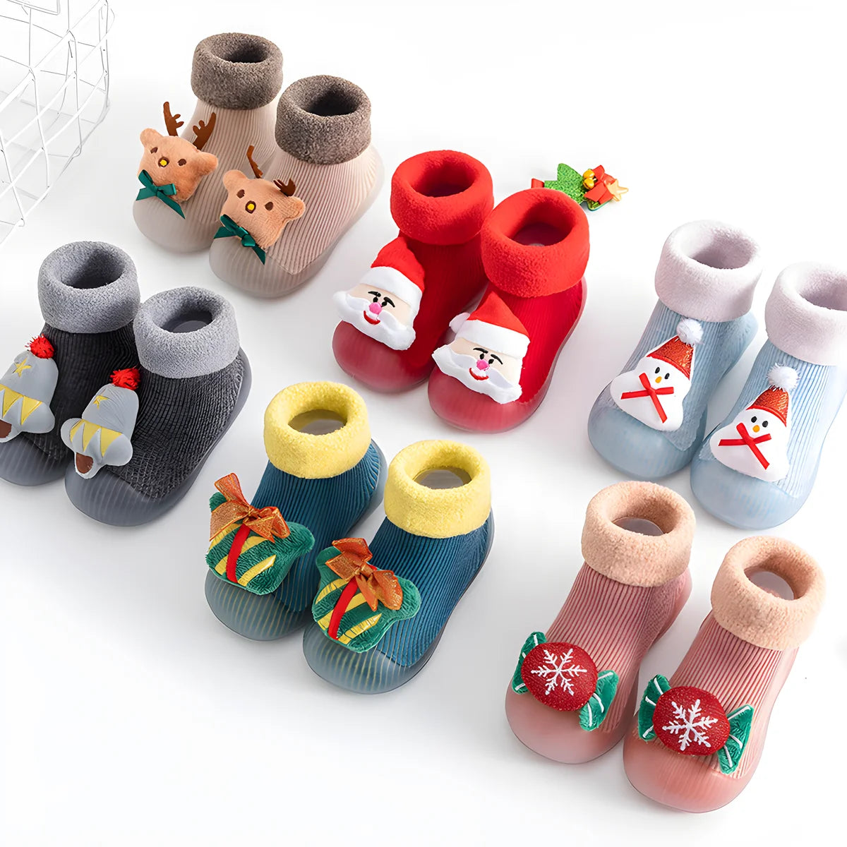 Chausson Bebe Premiers Pas - Papa Noel