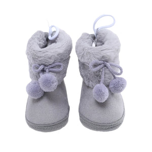 Chaussons Bebe Hiver - Bottes en Cuir