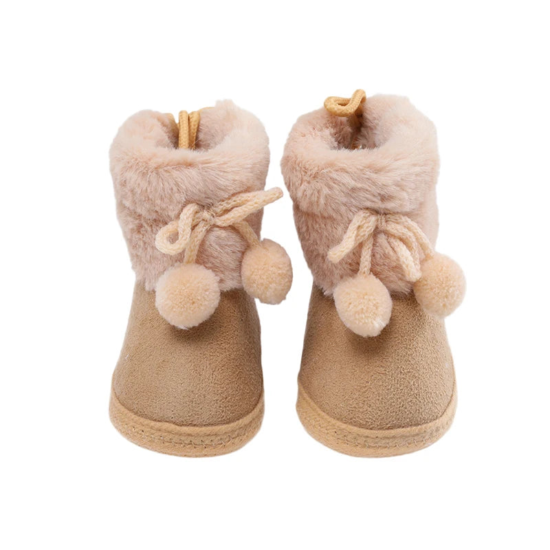 Chaussons Bebe Hiver - Bottes en Cuir