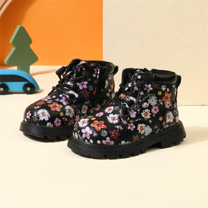 Chaussons Bebe Hiver - Bottes en Cuir