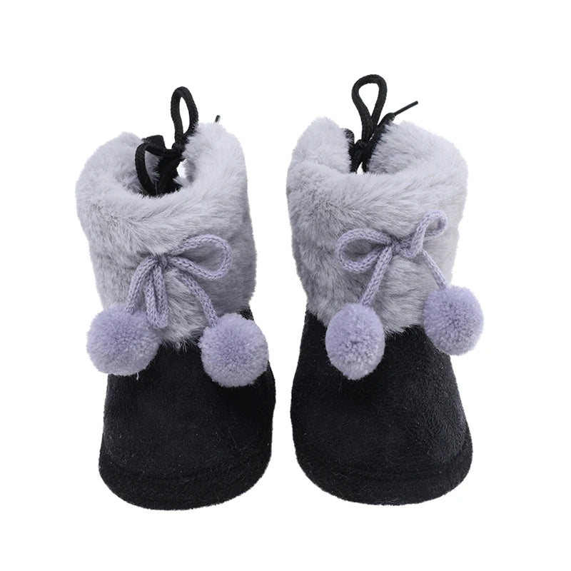 Chaussons Bebe Hiver - Bottes en Cuir