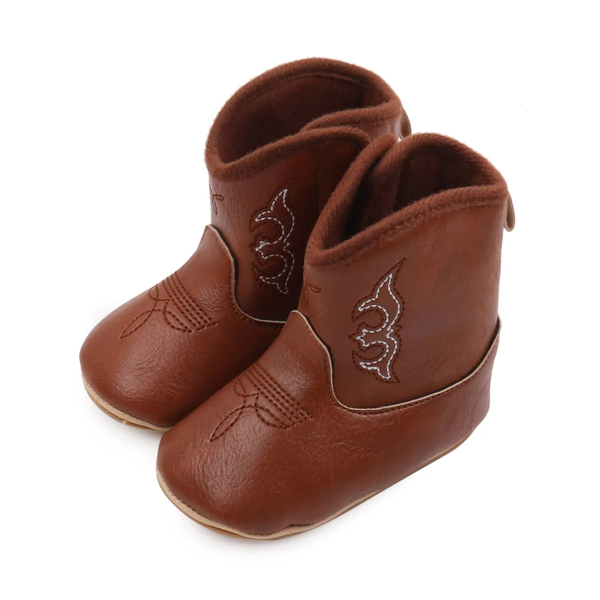 Chaussons Bébé en Cuir