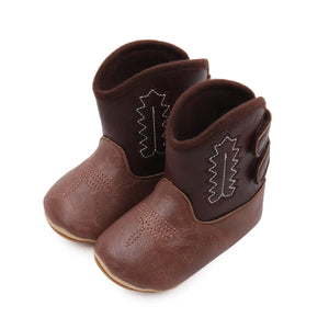 Chaussons Bébé en Cuir