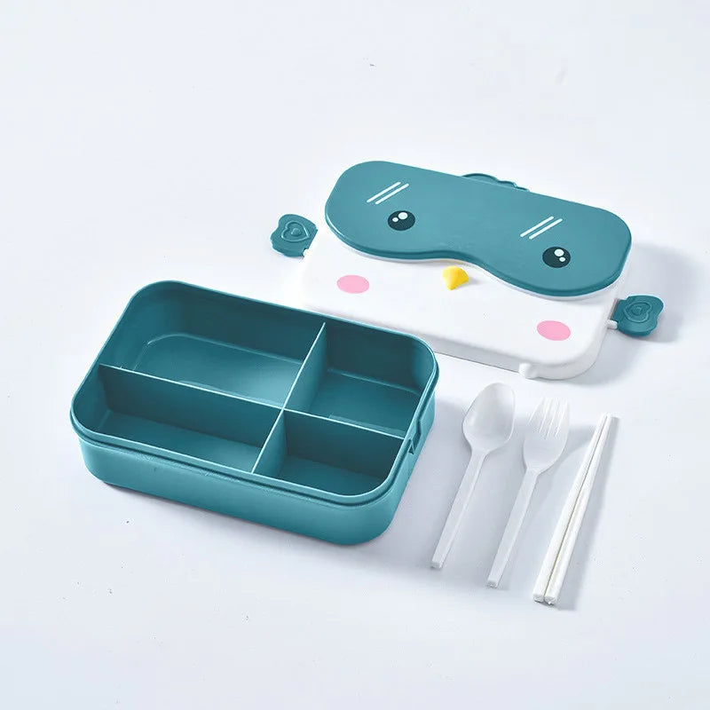 Coffret Repas Bébé en Silicone + Couvercle