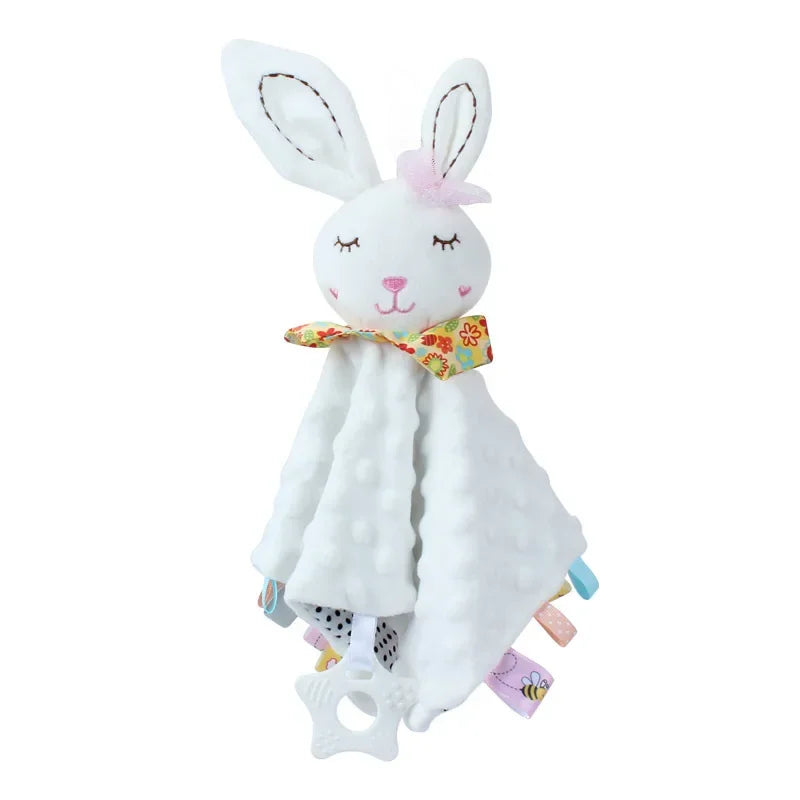 Doudou Lapin en Peluche - Doudou Bébé Personnalisé avec Prénom