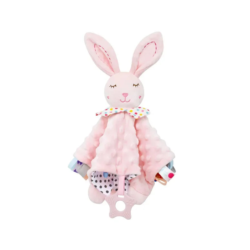 Doudou Lapin en Peluche - Doudou Bébé Personnalisé avec Prénom