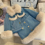 Charger l&#39;image dans la galerie, Ensemble Bébé Fille Jupe + Veste
