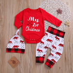 Charger l'image dans la galerie, Ensemble Noël pour Bébé - Barboteuse et Pantalon Bébé
