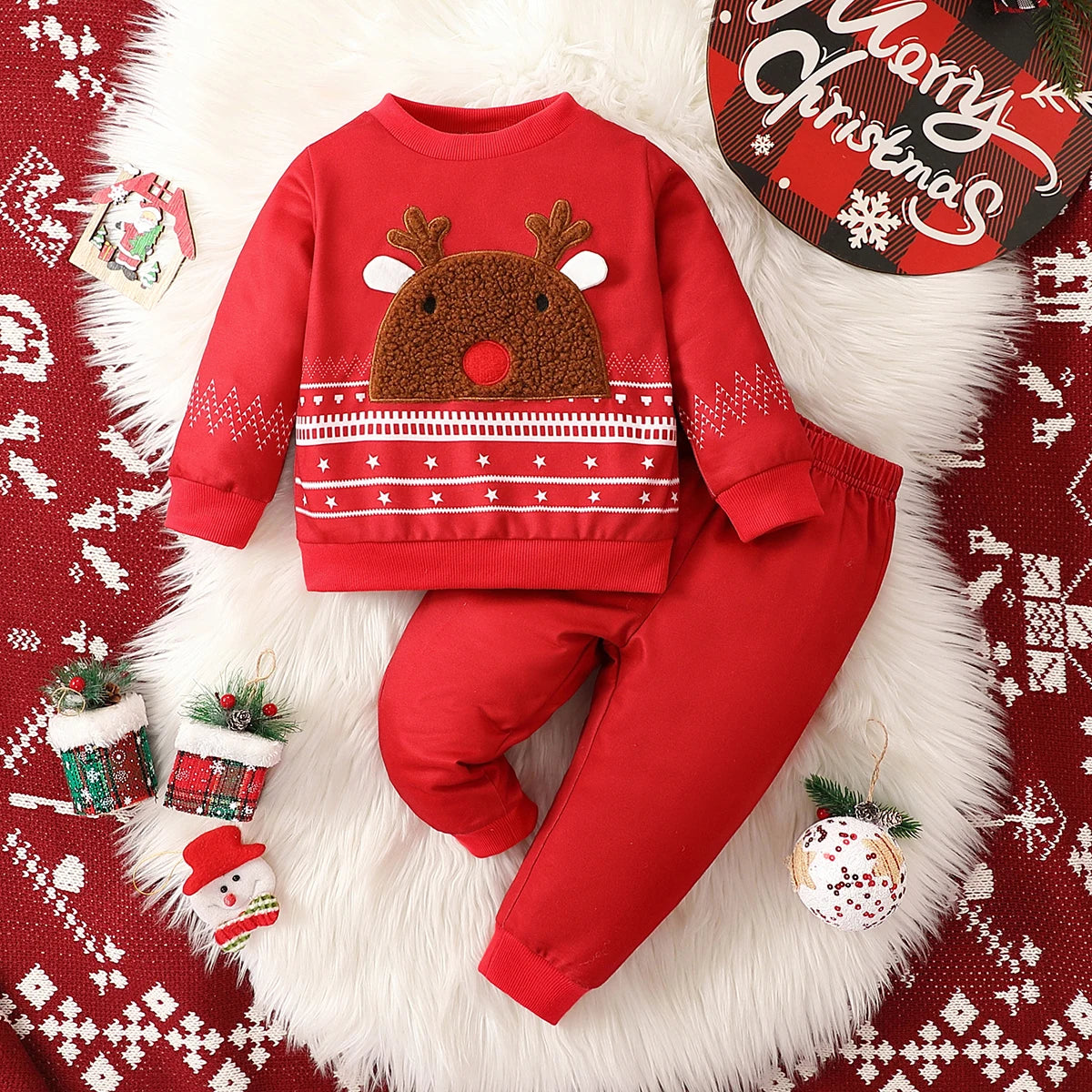 Ensemble de Noël pour Bébé - Tenue de Noël