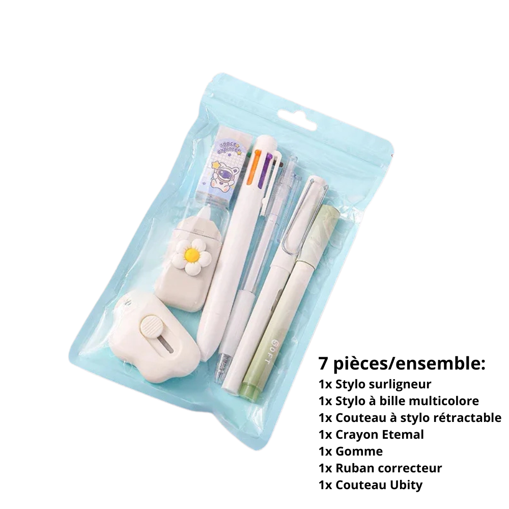 Ensemble de Papeterie Scolaire pour Enfants