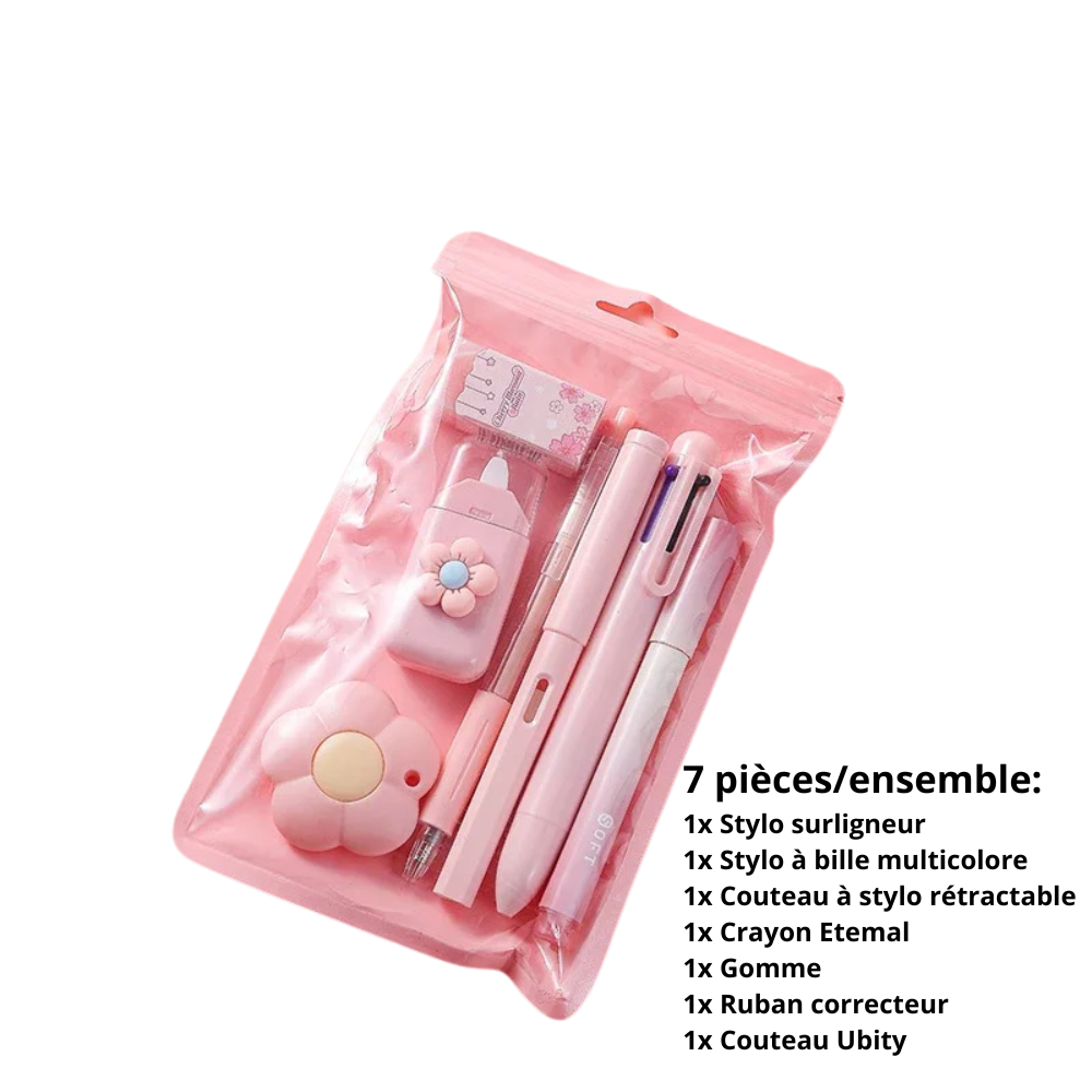 Ensemble de Papeterie Scolaire pour Enfants