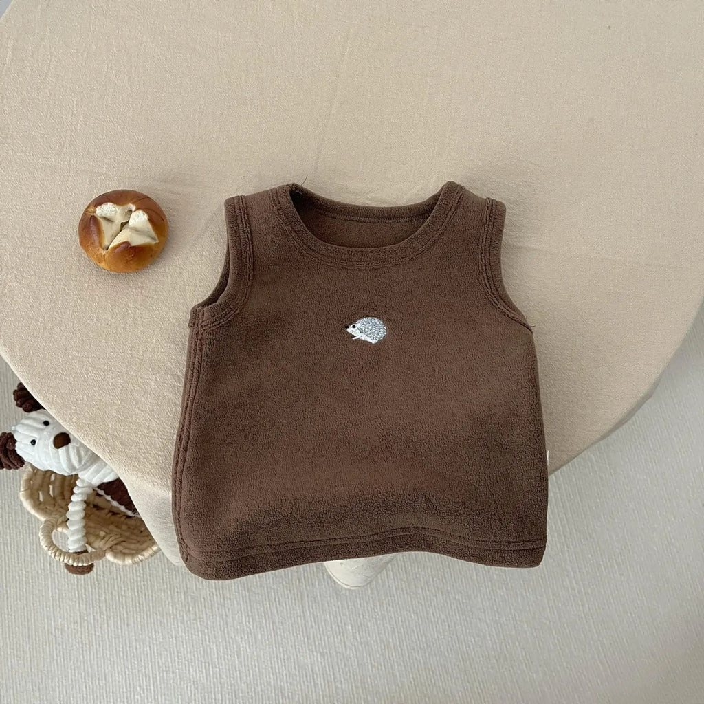 Gilet pour Nouveau-né en Coton sans Manche