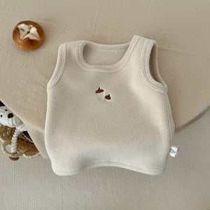 Gilet pour Nouveau-né en Coton sans Manche