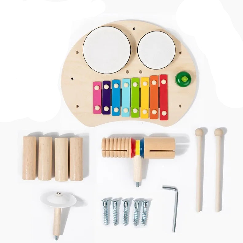 Instrument de Musique Bébé Batterie et Xylophone